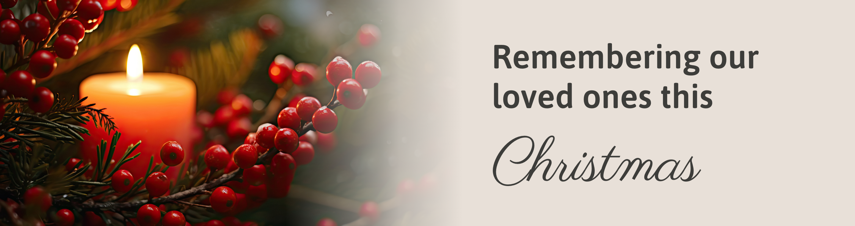 Remembering our loved ones this Christmas